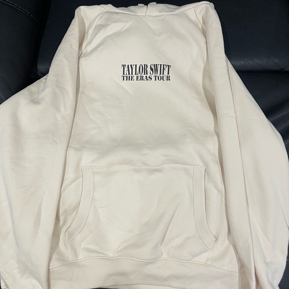 Taylor Swift Eras Tour Beige Hoodie